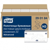 Бумажные полотенца «Tork Advanced H3» (zz./2 сл./5 уп./200 шт.)